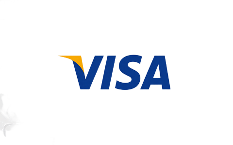 Visa Logo - Einzahlungen und Auszahlungen per Kreditkarte im 30bet Casino