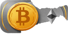 Krypto-Symbole Bitcoin und Ethereum - bonusf&auml;hige Zahlungsmethode im 30bet Cryptocasino